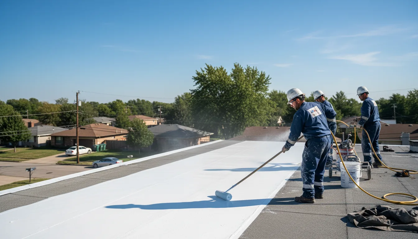 Commercial roof coating in Lost City, WV near me